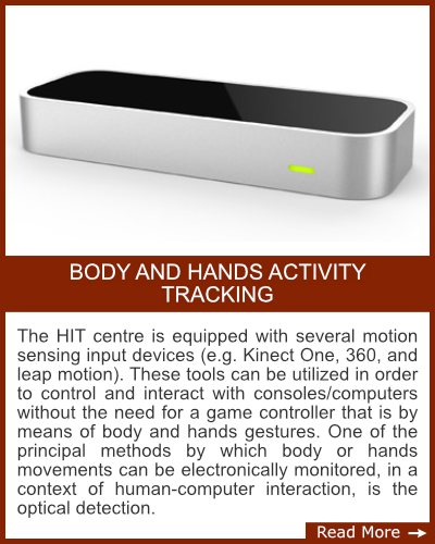 Body and Hands Activity Tracking